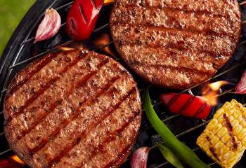 Wild Garlic Beef Burgers