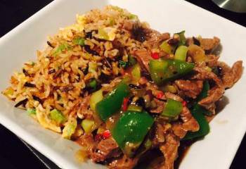 Beef And Peppers In Black Bean Sauce