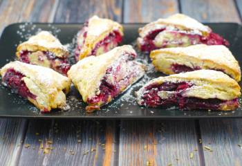 Raspberry Lemon Scones &Amp; Raspberry Picking Adventures