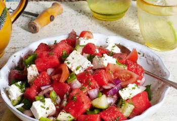 Greek Watermelon And Feta Salad