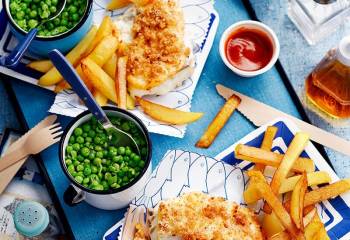 Fish And Chips With Tartare Sauce