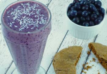 Vegan Blueberry Cookie Butter Dream Smoothie