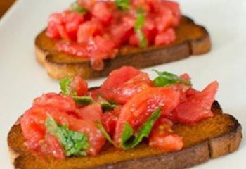 Bruschetta With Whole Wheat Toast