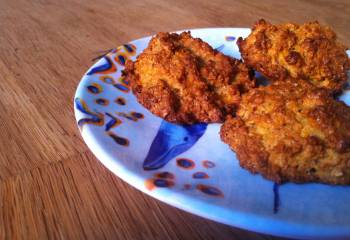 Carrot And Orange Oat Cookies