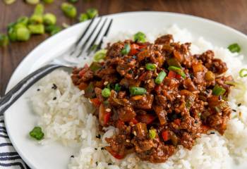 Easy Asian Ground Beef Bowl