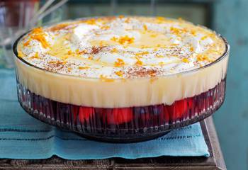 Berry Fruit Jelly Trifle
