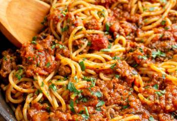 Rich Spaghetti Bolognese