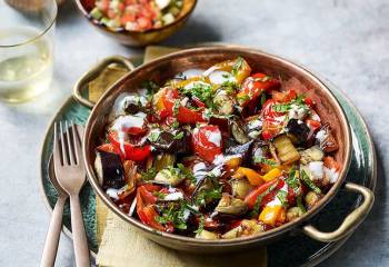 Aubergine And Pepper Balti