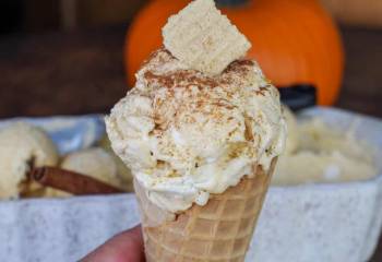 Pumpkin Pie Ice Cream (No Churn)