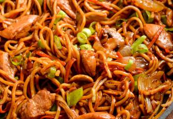 Low Syn Ginger Chicken With Mushrooms And Noodles