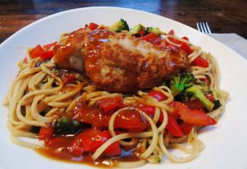 Crispy Fried Chicken With Sticky Five Spice Sauce