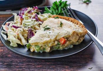 Easy Turkey Pot Pie (With Cream Of Chicken Soup)