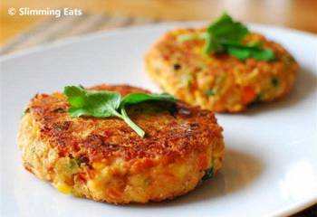 Vegetable And Cheddar Patties