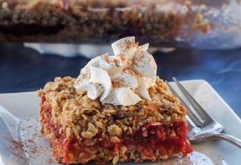 Rhubarb Squares