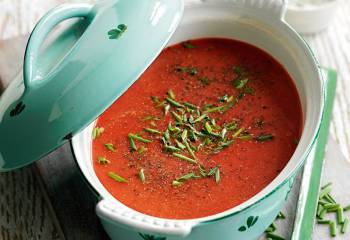 Creamed Carrot And Beetroot Soup