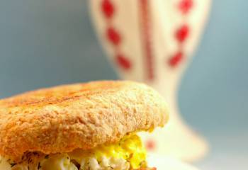 The 5 Minute Ukrainian Breakfast Sandwich