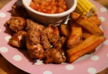 Lemon, Garlic &amp; Herb Chicken Nuggets | Healthy Recipe