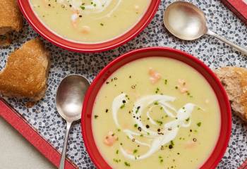 Salmon, Leek And Potato Soup