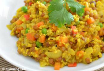 Millet And Brown Lentil Pilaf