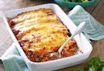 Slimming World Spinach, Tomato And Red Pepper Cannelloni
