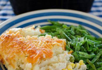 Cheesy Topped Fish Pie