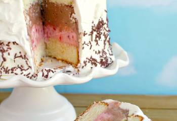 Neapolitan Ice Cream Cake