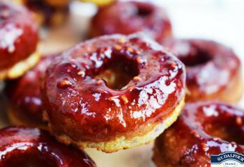 Gluten Free Raspberry & Coconut Doughnuts