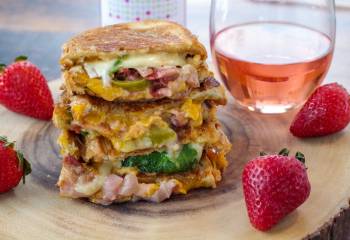 Strawberry Moscato Gourmet Grilled Cheese