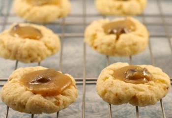 Buttertart Thumbprint Cookies