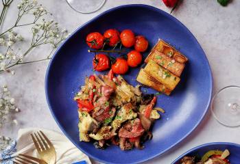 Philly Cheesesteak Traybake With Pgi Welsh Beef