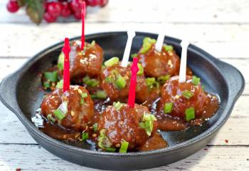 Slow Cooker Cranberry Turkey Meatballs &Ndash; Ww Friendly!