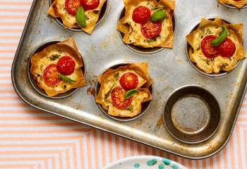 Tomato And Basil Tarts